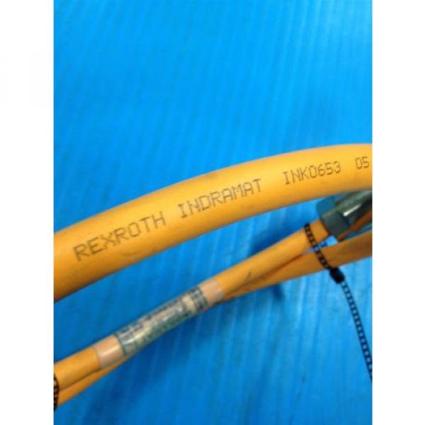 USED India Greece REXROTH INDRAMAT IKG4009 CABLE ASSEMBLY INK0653 1 METER (A15) #3 image