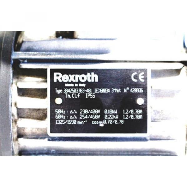 Bosch/Rexroth Australia Italy 3842503783-481 Getriebemotor #4 image