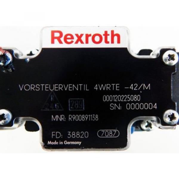 Rexroth Korea Canada 4WRTE-42/M R900891138 + 4WRTE 16 V1-200L-41 R900723643 -used- #3 image
