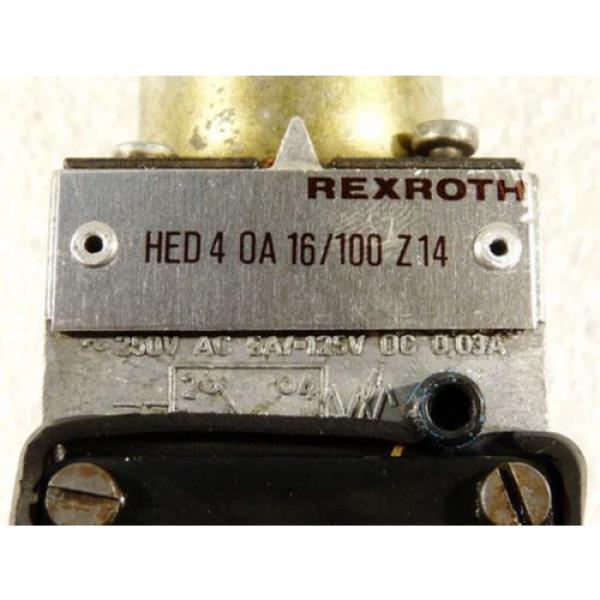 Rexroth India Japan HED 4 OA 16/100 Z14 Hydraulikventil #2 image