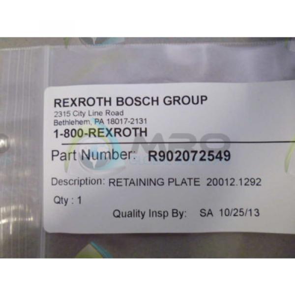 REXROTH Canada Egypt R902072549 RETAINING PLATE *NEW IN ORIGINAL PACKAGE* #1 image