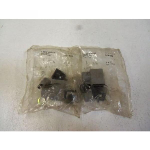 LOT Australia Greece OF 2 REXROTH CABLE SOCKET 074-683 *NEW IN FACTORY BAG* #1 image