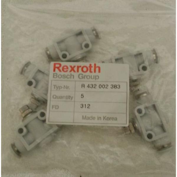 Rexroth France France Bosch R432002383 Flow Control Valve QR1-S-DBS-D014 Package of 5 - NOS #1 image