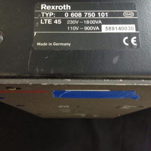 REXROTH Greece Canada SERVO AMPLIFIER 0 608 750 101 LTE45  60 DAY WARRANTY! #4 image