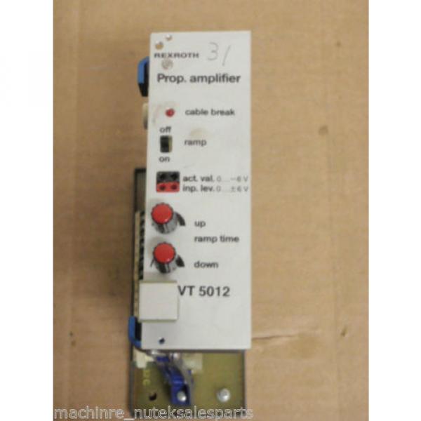 Rexroth Dutch Singapore Proportional Amplifier VT 5012 S31 R1 _ VT5012S31R1 _ VT 5O12 S31 R1 #1 image