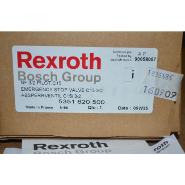 Rexroth Egypt china 5351620500 Typ: V3/2P Absperrventil C15i 3/2 Neu #2 image