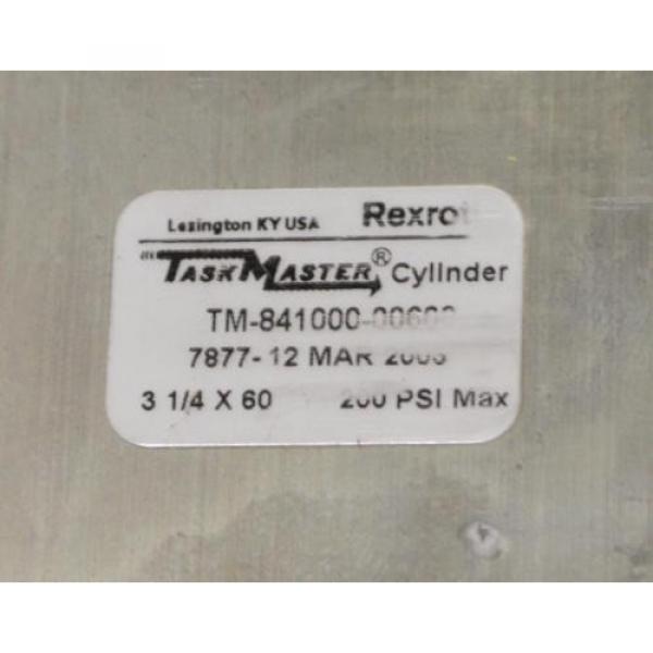 NEW Greece Greece REXROTH 60&#034; STROKE PNEUMATIC AIR CYLINDER 3-1/4&#034; BORE TM-841000-00600 #3 image