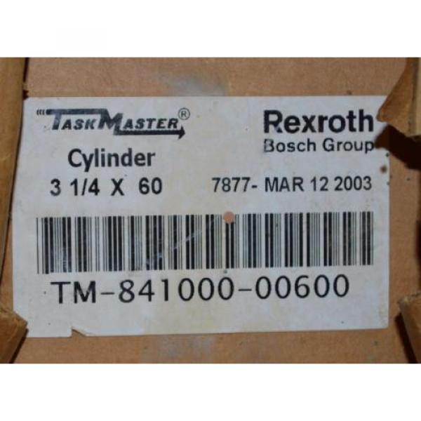 NEW Greece Greece REXROTH 60&#034; STROKE PNEUMATIC AIR CYLINDER 3-1/4&#034; BORE TM-841000-00600 #4 image
