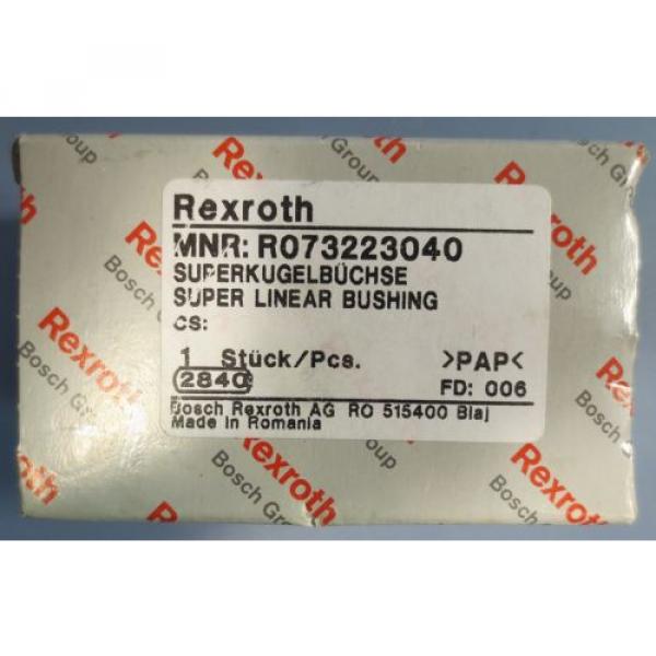 Rexroth Egypt Canada Super Linear Bushing Model R073223040 1-1/4&#034; Bore 1-3/4&#034; OD NIB #1 image