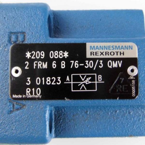 Rexroth India Japan 2-Wege Stromregelventil 2 FRM 6 B 76-30/3 QMV R900209088 NOV #2 image