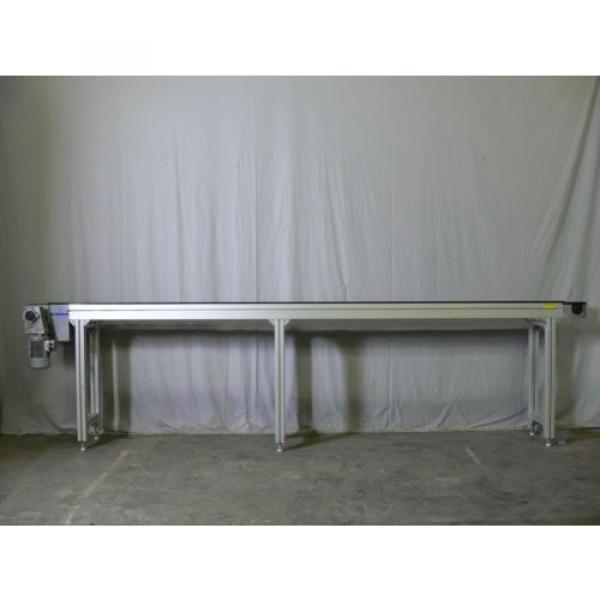 Rexroth Canada Italy Aluminum Frame Conveyor 146&#034; X 13&#034; X 38&#034; W/ Rexroth Motor 3 843 532 033 #1 image