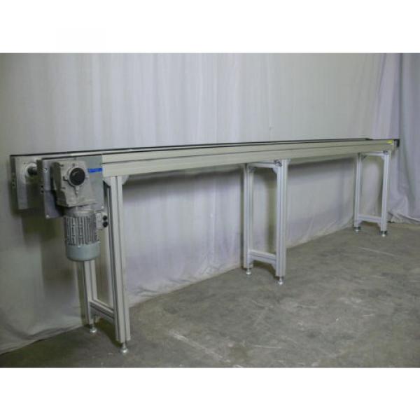 Rexroth Canada Italy Aluminum Frame Conveyor 146&#034; X 13&#034; X 38&#034; W/ Rexroth Motor 3 843 532 033 #3 image