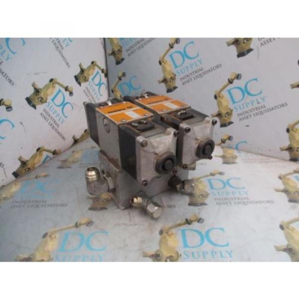 REXROTH Mexico Germany 4WE10G21/AW110NZ4V 4 WAY SOLENOID VALVES WITH MANIFOLD ASSEMBLY #1 image