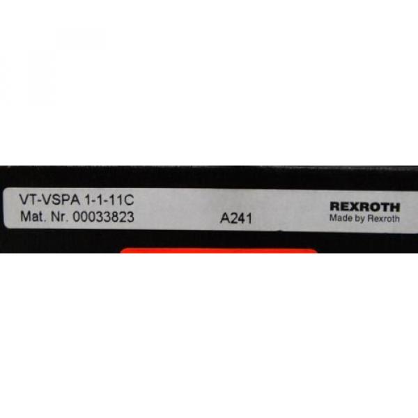 Rexroth Canada Australia VT-VSPA 1-1-11C  00033823 Verstärkerkarte -unused/OVP- #2 image