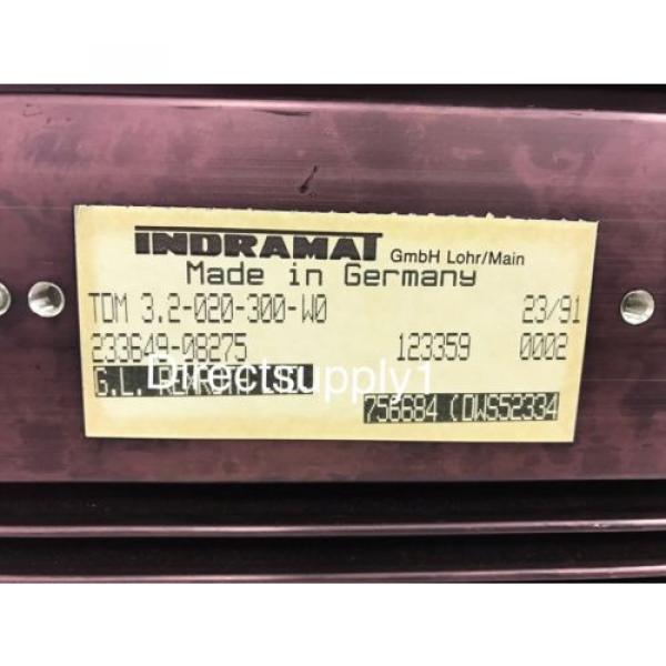 Indramat France Canada Rexroth TDM 3.2-020-300-W0 AC Servo Controller Drive #5 image
