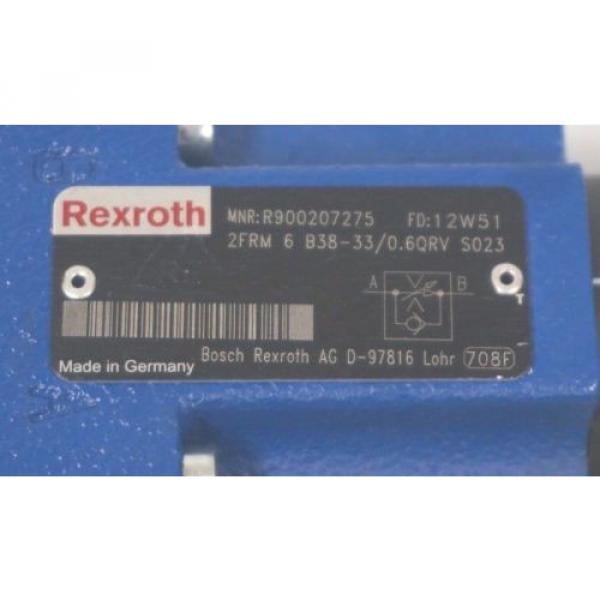 NEW Germany Russia REXROTH R900207275 FLOW CONTROL VALVE 2FRM-B-B38-33/0.6QRV-S023 #3 image