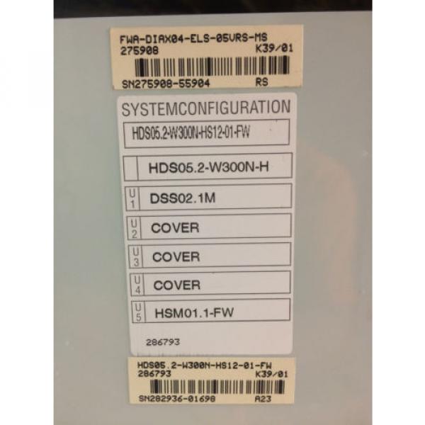 Rexroth Korea Mexico Indramat HDS05.2-W300N-HS12-01-FW with Card - Nice Condition!! #2 image