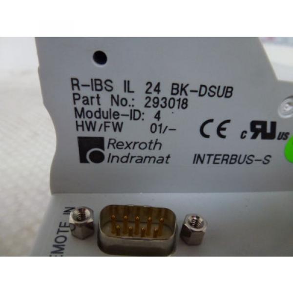 Rexroth Canada Canada Indramat R-IBS IL 24 BK-DSUB unused boxed free delivery #4 image