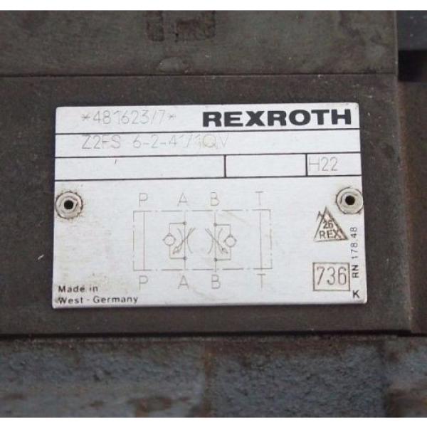 REXROTH USA Greece 4WEH16J60/6AW120-60NETS2 VALVE W/ Z2FS-6-2-41-10V &amp; 4WE6J52/AW120-60 #4 image
