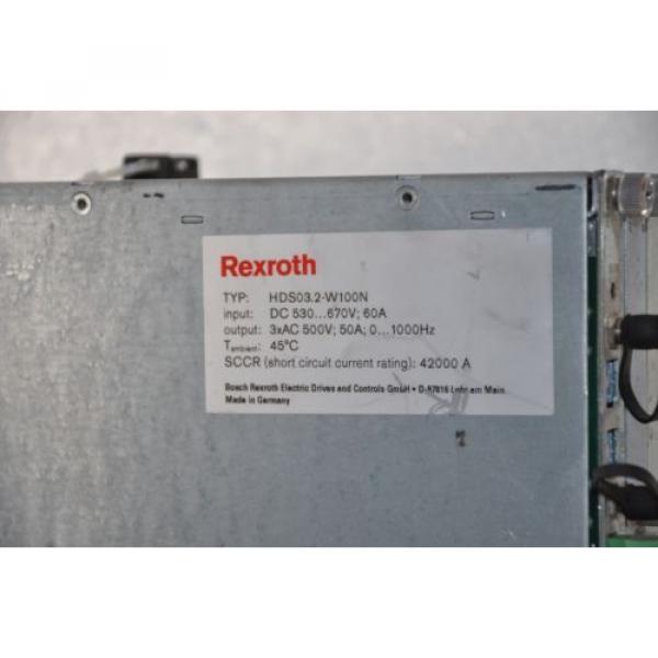 Rexroth Egypt Germany Indramat AC-Servo Controller HDS03.2-W100N-HS32-01-NW ,50A, 0-1000Hz, #2 image