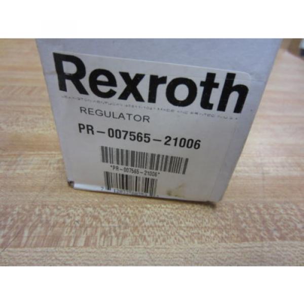 Rexroth Russia Australia PR-007565-21006 Regulator PR00756521006 #2 image