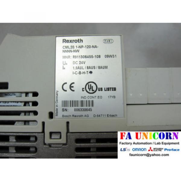 [Bosch Greece china Rexroth] CML20.1-NP-120-NA-NNNN-NW IndraControl L20 + memory Fast Shippin #5 image