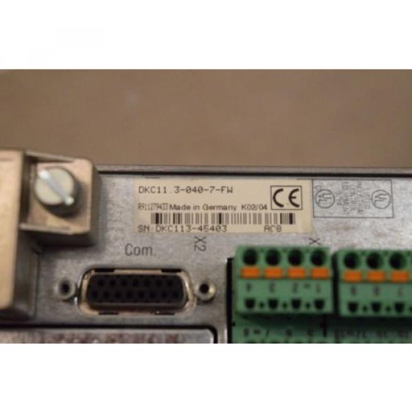 REXROTH Egypt Russia INDRAMAT DKC11.3-040-7-FW WITH FIRMWARE MODULE FWA-ECODR3-SMT-02VRS-MS #1 image