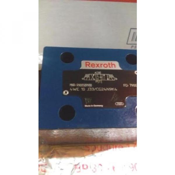 Rexroth R900589988 Hydraulic Control Valve 982115-4WE10J33/CG24N9K4 24VDC VGC #2 image