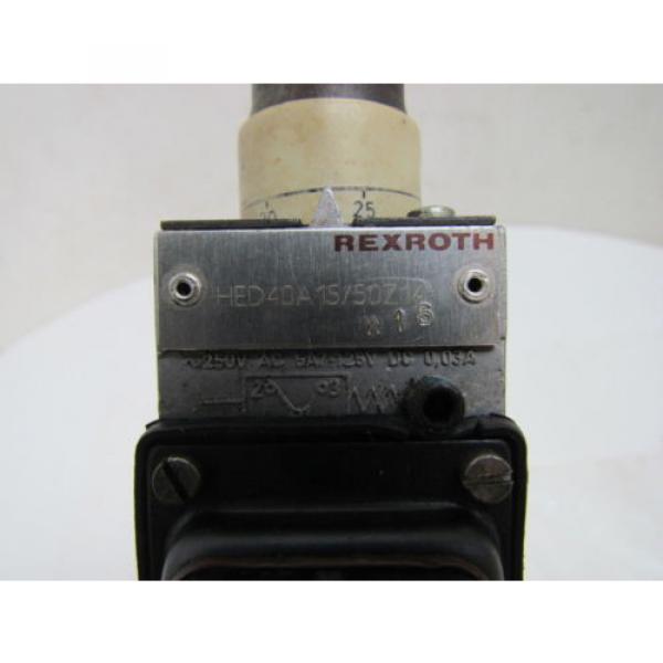 Rexroth Canada France HED 4 OA 15/50 Z14 W16 HED4OA15/50Z14 W16 Hydraulic Valve #9 image