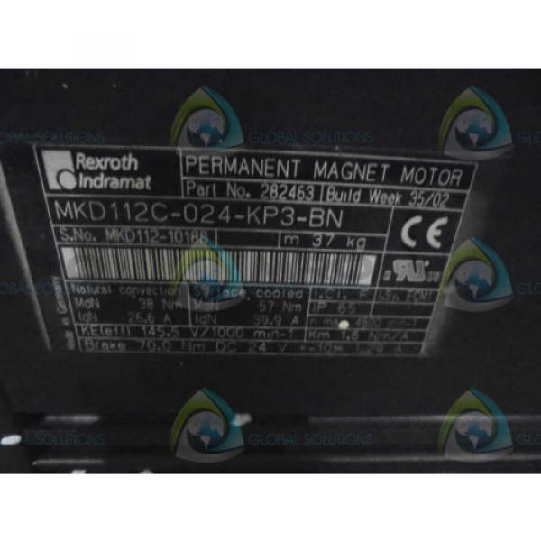 REXROTH Russia Korea INDRAMAT MKD112C-024-KP3-BN MAGNET MOTOR *NEW IN BOX* #2 image