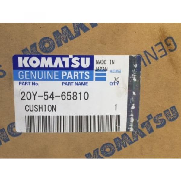 NEW Genuine KOMATSU 20Y-54-65810 Cushion for PC 7 Models Excavator Made in Japan #4 image