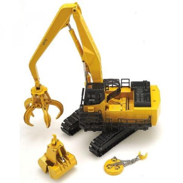 Joal 401 Komatsu PC1100LC-6 Material Handler Set with 3 Attachments Scale 1:50 #1 image