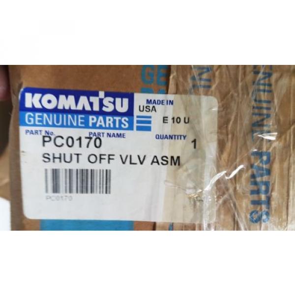 New Komatsu Shut Off Valve Assembly PC0170 Made in USA #1 image