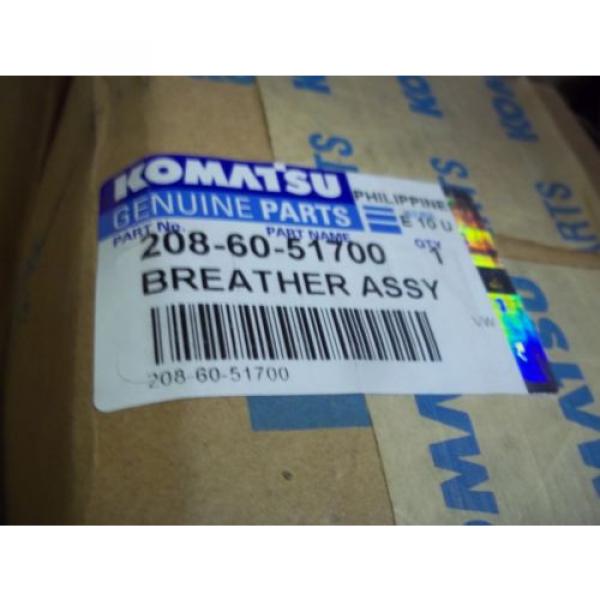 Genuine  Komatsu  Breather Assy  Part Number  208-60-51700 #1 image
