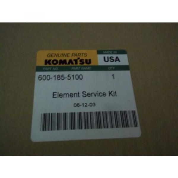 Genuine  Komatsu  Inner And Outter Air Filter Kit Part Number  600-185-5100 #1 image