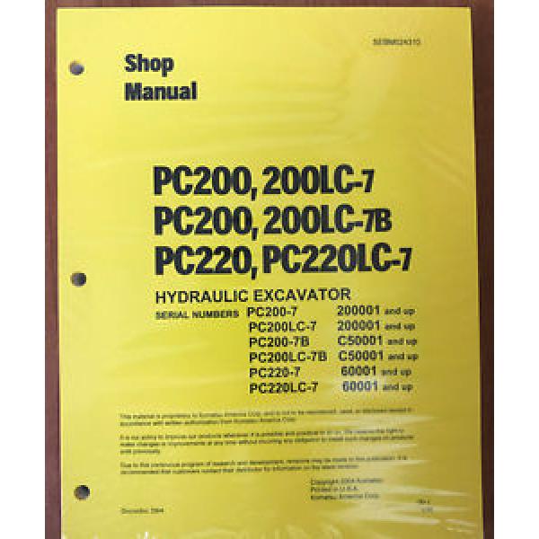 Komatsu Service PC200-7 PC200LC-7 PC220-7 PC220LC-7 PC200-7B PC200LC-7B Manual #1 image