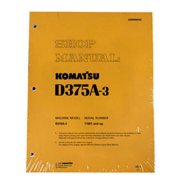 Komatsu D375A-3 Service Repair Workshop Printed Manual #1 image