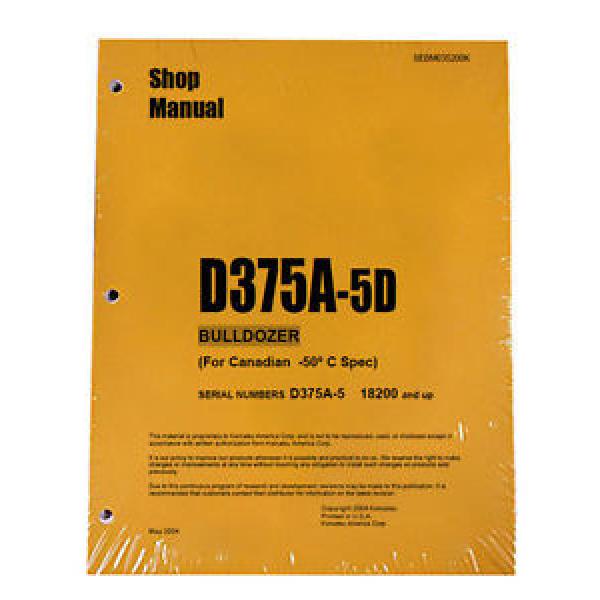 Komatsu D375A-5D Service Repair Workshop Printed Manual #1 image