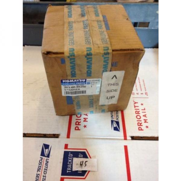 New OEM Komatsu Genuine Parts Oil Filter Strainer 203-60-56250 Fast Shipping! #1 image