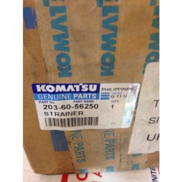 New OEM Komatsu Genuine Parts Oil Filter Strainer 203-60-56250 Fast Shipping! #2 image