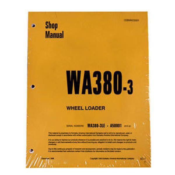 Komatsu WA380-3 Wheel Loader Service Repair Manual #2 #1 image