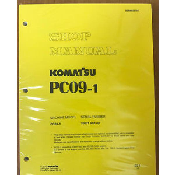 Komatsu Service PC09-1 Shop Manual Repair Book NEW #1 image