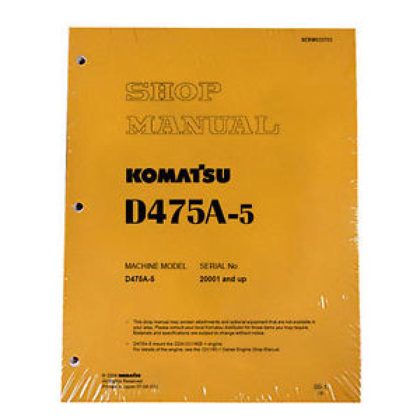 Komatsu D475A-5 Service Repair Workshop Printed Manual #1 image