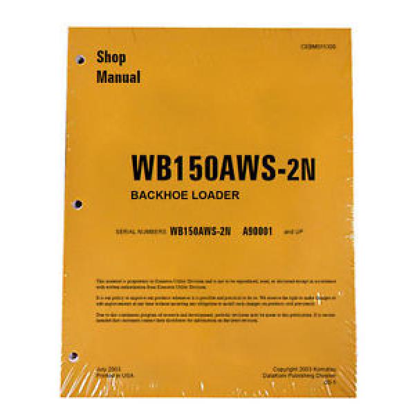Komatsu Service WB150AWS-2N Backhoe Loader Shop Manual #1 image