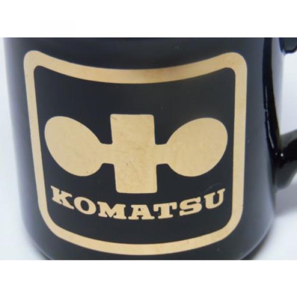 Vtg 1980s Japan Komatsu DOZER CONSTRUCTION EQUIPMENT Advertising Coffee Cup Mug #5 image