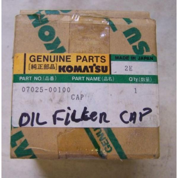 Komatsu D92-D140-D170 Oil Filler Cap - Part# 07025-00100 - Unused in Package #1 image