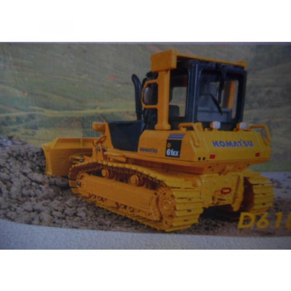 Komatsu D61EX Bulldozer with Metal Tracks Scale Models Die Cast Licenced #1 image