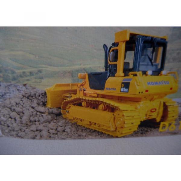 Komatsu D61EX Bulldozer with Metal Tracks Scale Models Die Cast Licenced #2 image