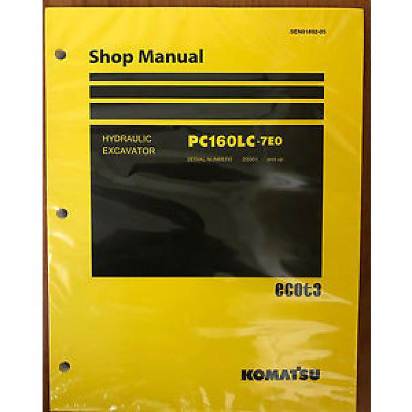 Komatsu Service PC160LC-7E0 Shop Repair Manual NEW #1 image