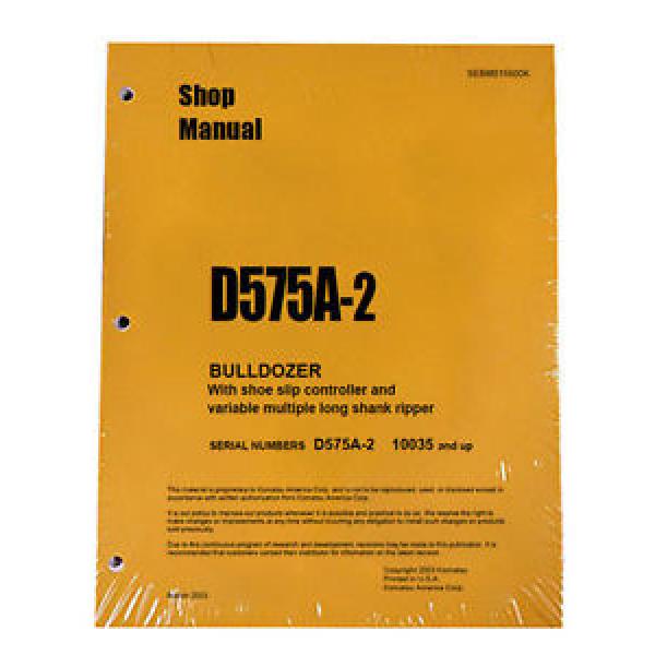 Komatsu D575A-2 Service Repair Workshop Printed Manual #2 #1 image